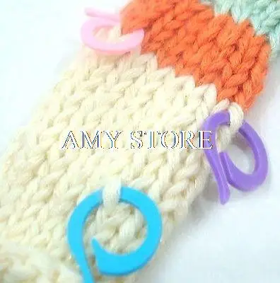100pcs เปิด Stitch MARKER,ถัก/โครเชต์แถวผู้ถือ,2 ขนาด/สีผสม,เครื่องมือหัตถกรรม
