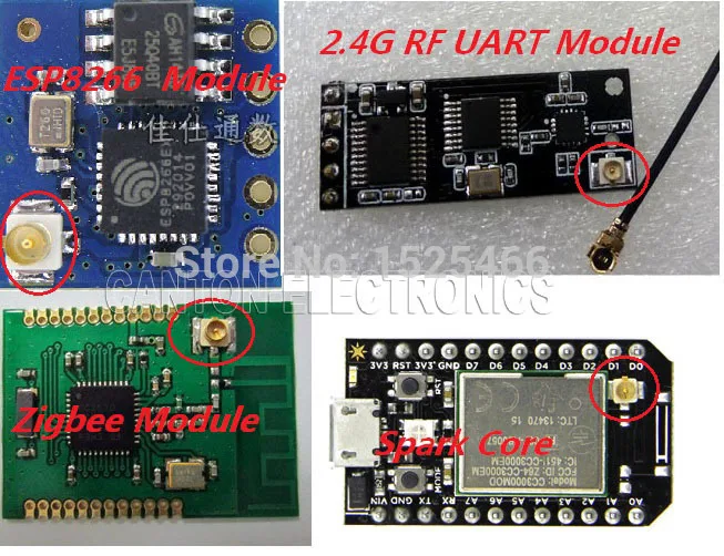 B 405*5 5x 2400-2500Mhz Ipex Ipx Interface Omnidirectionele Antenne 2.4G Voor Cc2530 Cc2540 Esp8266 Wifi Laptop Zigbee Router