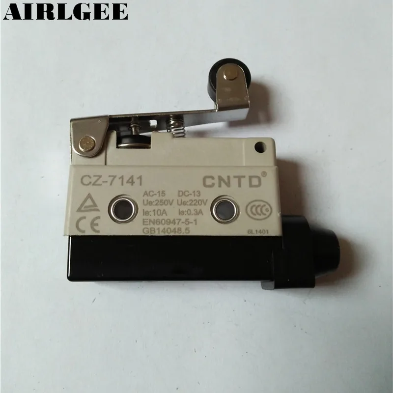 Ue 250V Ith 10A SPDT 1NO 1NC Momentary Limit Switch CZ-7141 for CNC Router Mill Lathe