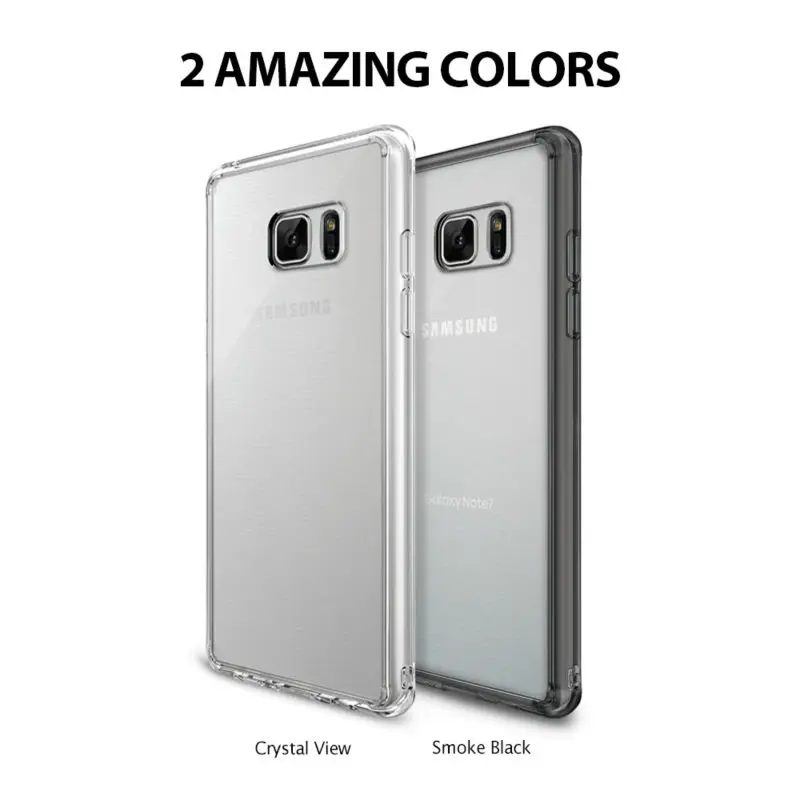 Ringke Fusion for Galaxy Note 7 Case Flexible Tpu and Clear Hard Back Cover Hybrid Note FE Case for Galaxy Note Fan Edition