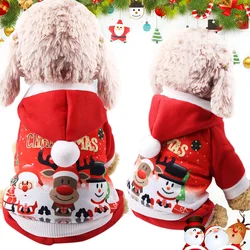 New Christmas Dog Clothes For Small Dog Pet Xmas Costumes Winte Coat Clothing Cute Puppy Outfit For Dog Plus Sizes Para Perro 35