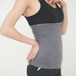 SZDYQH Women And Men Autumn Thin Elastic Knit Cummerbunds Waist Back Support Fitness Female New Warm ColdProof Slimming Shaper
