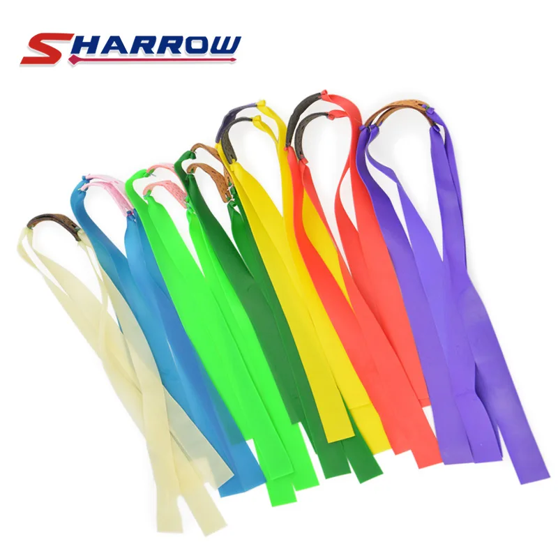 

10 Pcs Slingshot Rubber Band Latex Material 7 Colors for Choice For Slingshot Usage Play Slingshot Accessory