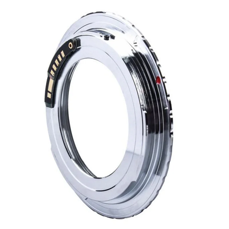 Foleto M42 Af Confirming with chip M42 Lens To for Canon Eos Ef Silver Adapter 5d 3d 6D 50D 40D 550D 3rd chip