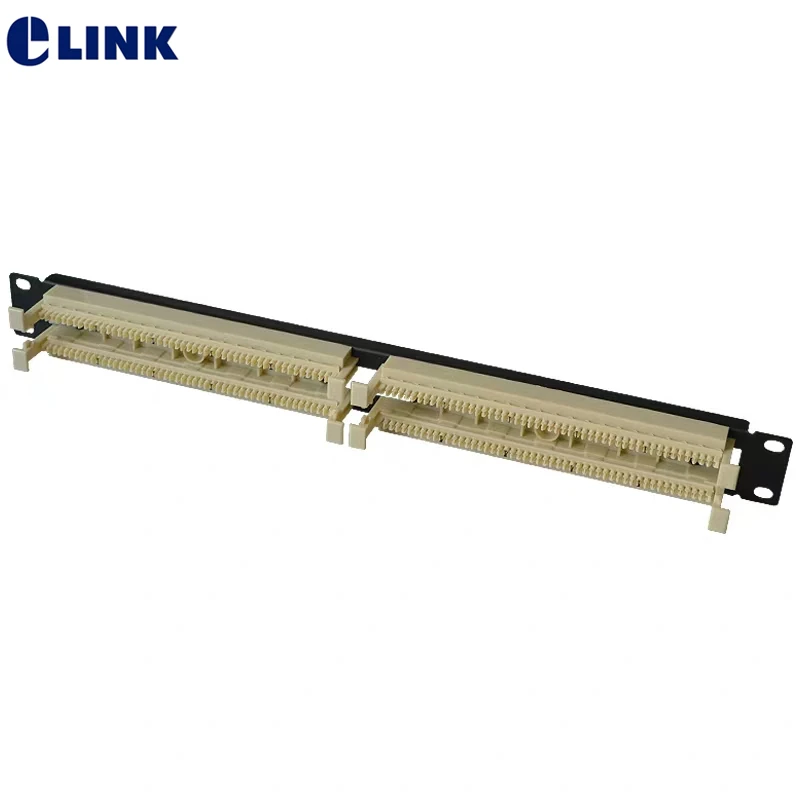 

100pairs telephone module 110 distribution frame 100 pairs voice module 110 patch panel for 19" cabinet 1U ELINK 1 piece