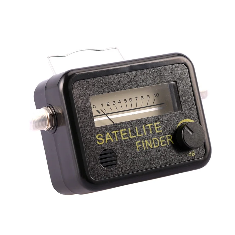 Satellite Finder ค้นหาการจัดตำแหน่งเมตรสัญญาณ Receptor สำหรับ SAT Dish TV สัญญาณเครื่องขยายเสียง Satfinder