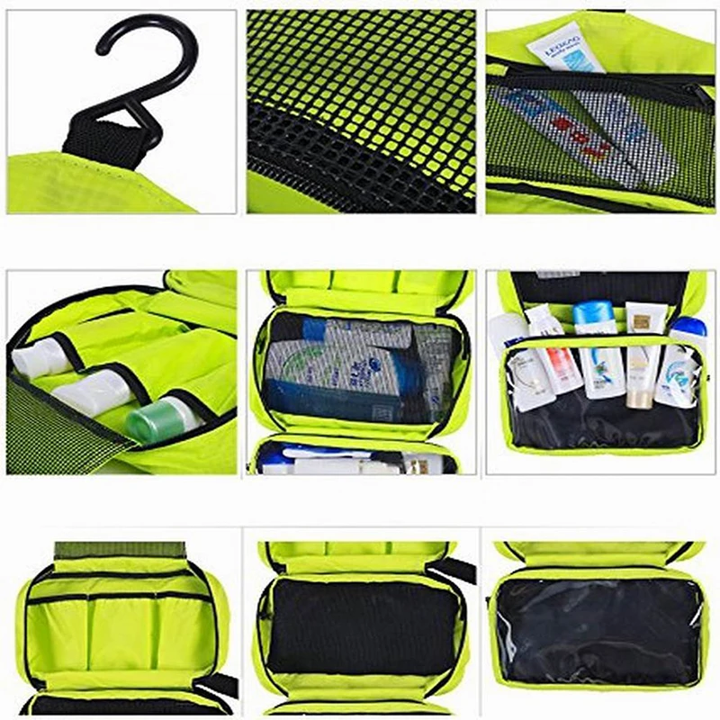 Multi-Functional Waterproof Compact Hanging Cosmetic Travel Bag Toiletry Neceser Wash Bag Makeup Necessaire Organizer