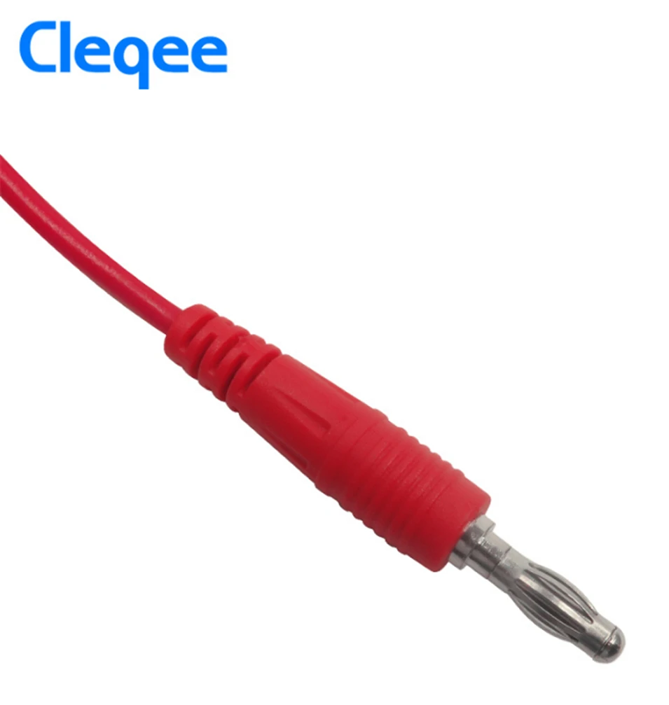 Cleqee-banana plug for test, set of 1, 4mm, p1039, test hook, clip, lead kit, multímetro, imax b6, electronic test tools, 2018