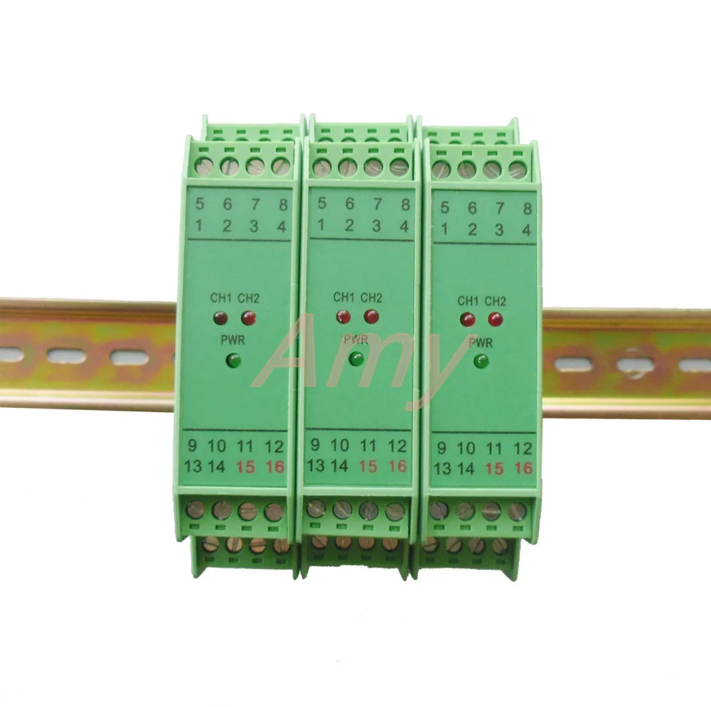 PT100 transmitter, one input and two output thermal resistance thermocouple K type converter 4-20MA outp