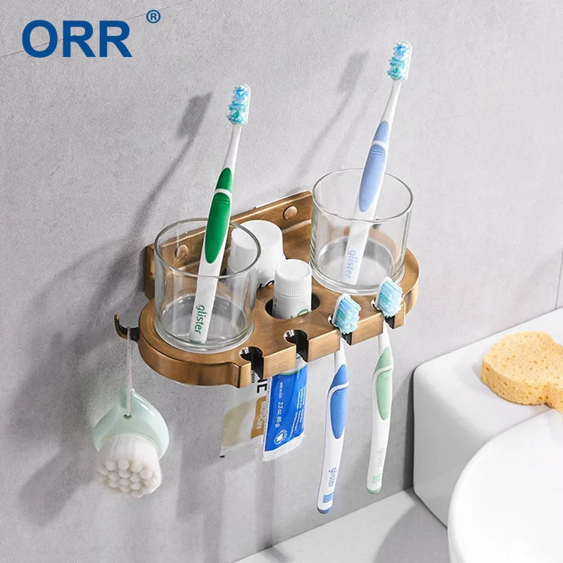 Bathroom toothbrush holder multifunction toothpaste tumbler Accesorios de bano ORR