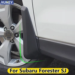 Set Car Mud Flaps For Subaru Forester SJ 2014 - 2017 Mudflaps Splash Guards Mud Flap Mudguards Fender Front Rear 2015 2016 2018