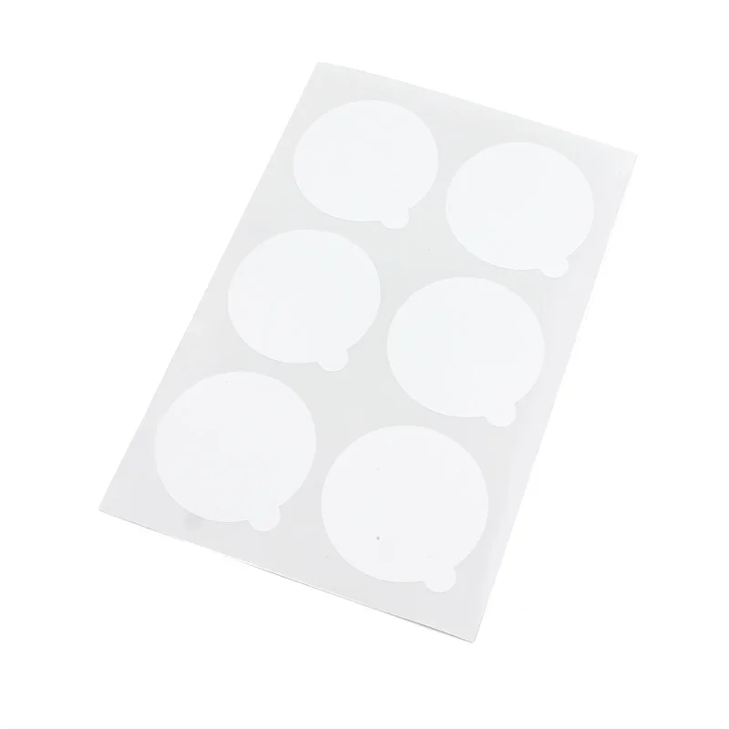 60pcs Disposable Grafted Eyelash Glue Holder Pallet Sticker Eyelash Extension Glue Pad Under Eyelash Jade Stone Eyes Makeup Tool