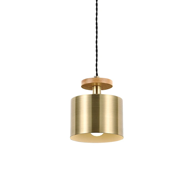 

Nordic Style hallway Pendant Light Hotel reception Gold 1 Pcs Iron Hanging lamp Sconce For Restaurant Bar Coffee Bedside Lampara