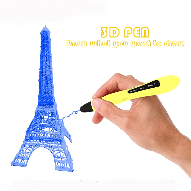 3D caneta de corrente Contínua de baixa temperatura caneta desenho Estereoscópico DIY ferramenta de Sol
