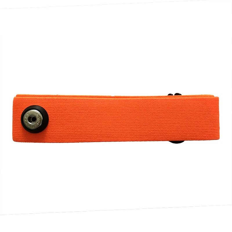 Heart Rate Chest Strap Belt Elastic Replacement Heart Rate Band for Polar Wahoo Garmin Bluetooth Ant+ Heart rate sensor Orange