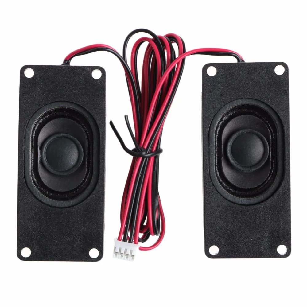 2Pcs Column Speakers 3W 4 Ohm 3070 Advertising LCD TV Speakers Loudspeaker Rectangle Speaker New hot