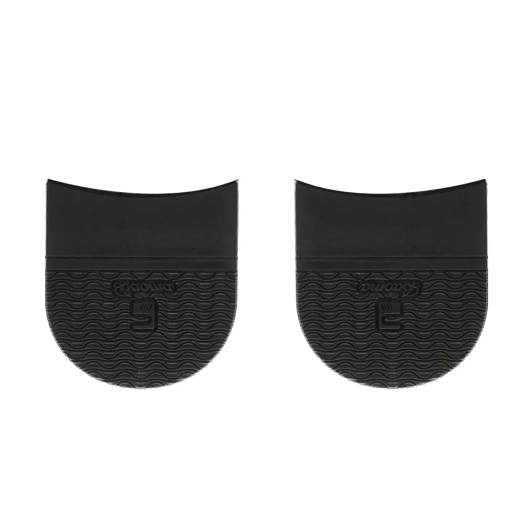 Kauçuk ayakkabı topuk Anti kayma ayakkabı tamir yedek malzemeleri siyah kalınlığı Unisex ayak pedleri astarı topuk tek boyutu 6.5mm