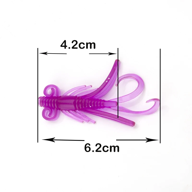 10Pcs Jigs Soft Fishing Lures 62mm 2g Fishy Smell Worm Silicone Artificial Bait Bass Pike Swimbaits Wobbler Tackle