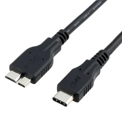 1M USB3.1 typu C na Micro B USB 3.0 synchronizacji danych kabel do ładowania dla USB3.0 przenośny dysk twardy