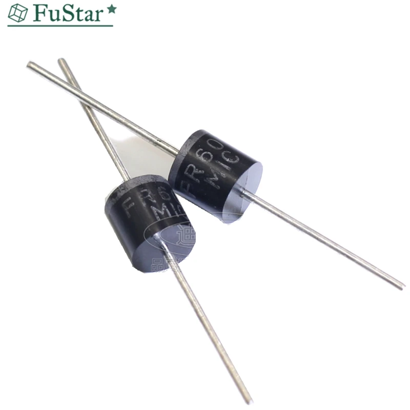 10PCS/20PCS FR607 6A 1000V Fast Recovery Diodes High Quality 607 R-6
