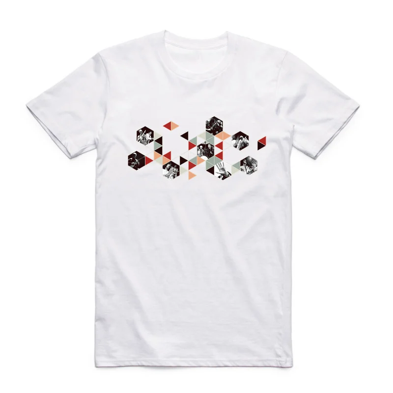 تيشيرت بأكمام قصيرة وياقة مستديرة ، مطبوع عليه صورة الملك القرمزي ، مقاس آسيوي ، عصري ، محكمة قرمزي ، HCP4170