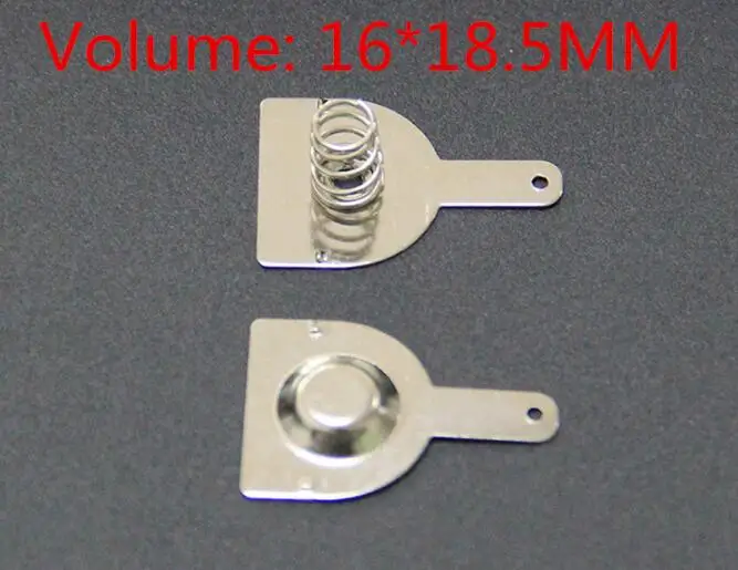 100pcs 18650 positive and negative single contact spring plate ( 50Pairs) 16x18.5mm