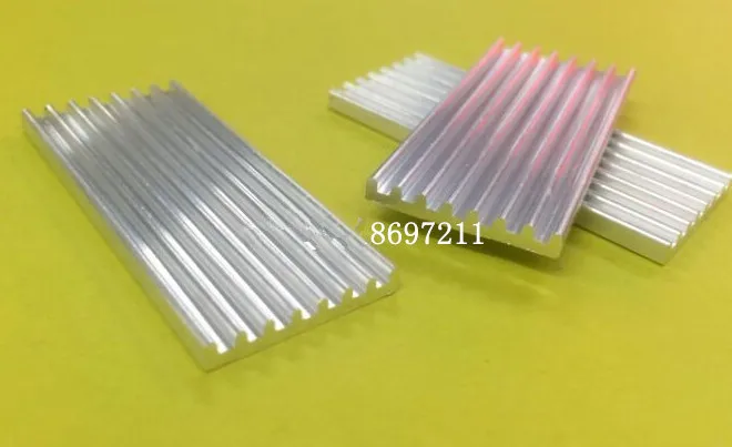 

10pcs Electronic radiator module fin heat conduction thermal conductive plate 50*22*3MM Aluminum radiator