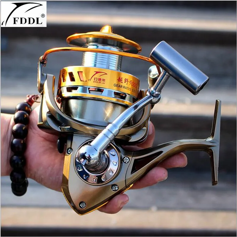 

9000-8000 full metal spool Jigging trolling long shot casting for carp and salt water surf spinning fishing reel