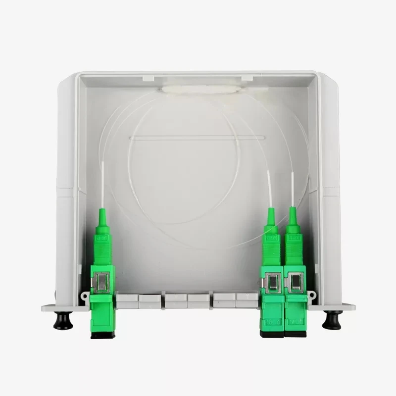 Divisor de fibra óptica gepon ftth sm 1x2, acoplador óptico plc 1x2 pçs com cassete, telecom epon, vendas de fábrica, com 10 peças