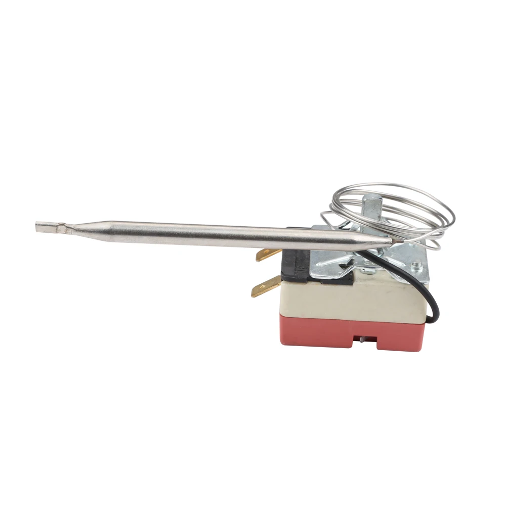 30-85 Degree Celsius NC 2 Pin Adjust Knob Temperature Controller Capillary Thermostat Switch Oven Water Heater