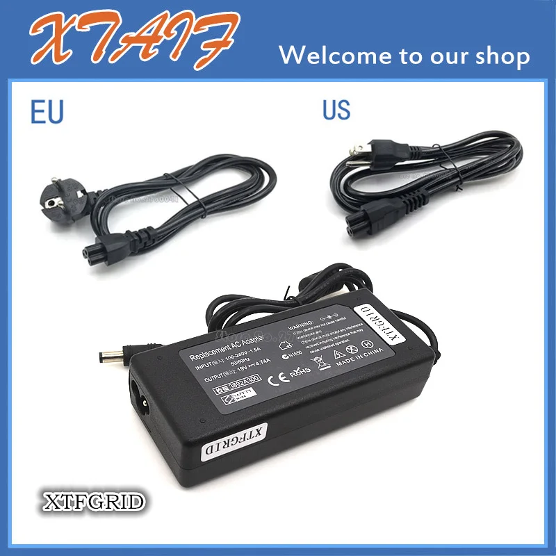 NEW 19V 4.74A 90W AC/ DC Adapter Charger for ASUS X32 42 A42 45 55 K42 UL80 TX42 F82 X80 F5 A8Jr Sc Sr A43E A8 K42 52 X42 Z99 F8