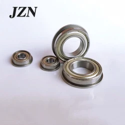 2Pcs Flanged bearing F6200 F6201 F6202 F6203 F6204 F6205 F6206 ZZ 2RS