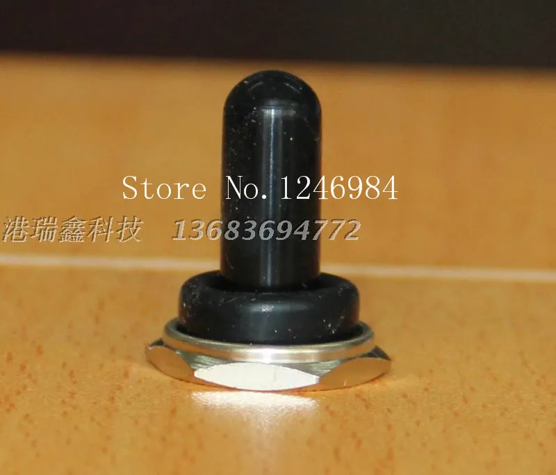 [SA]M12 * 0.75 bulk of the toggle switch waterproof cap hexagonal fine tooth metal border water cap Taiwan Deli Wei--50pcs/lot