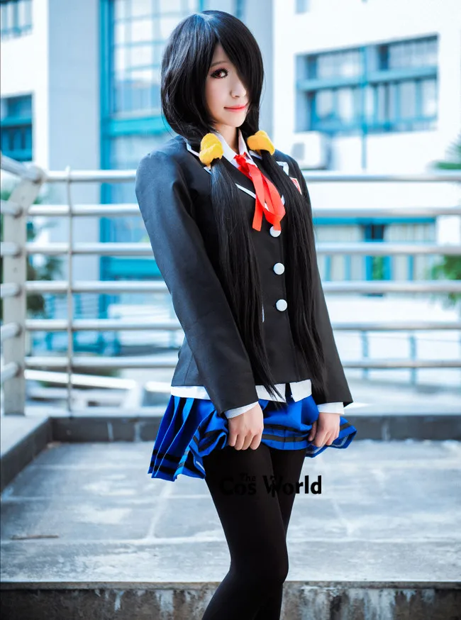 DATE A LIVE Tokisaki Kurumi Yatogami Toka Tobiichi Origami School Uniform Outfits Customize Anime Cosplay Costumes