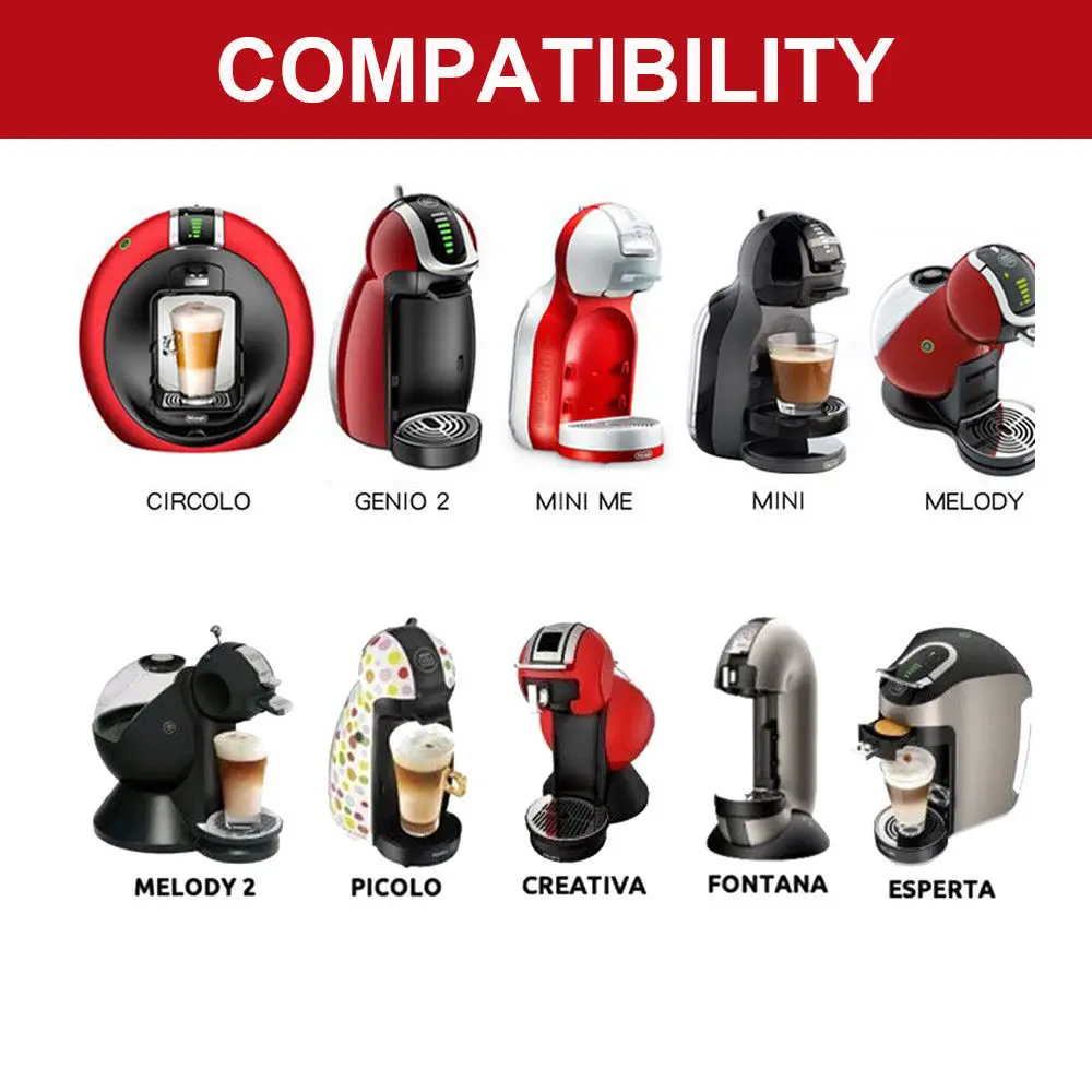 สำหรับ Nescafe Dolce Gusto 3rd Generation ตัวกรองกาแฟตะกร้าสแตนเลส Mech Reusable แคปซูลกาแฟ Dripper