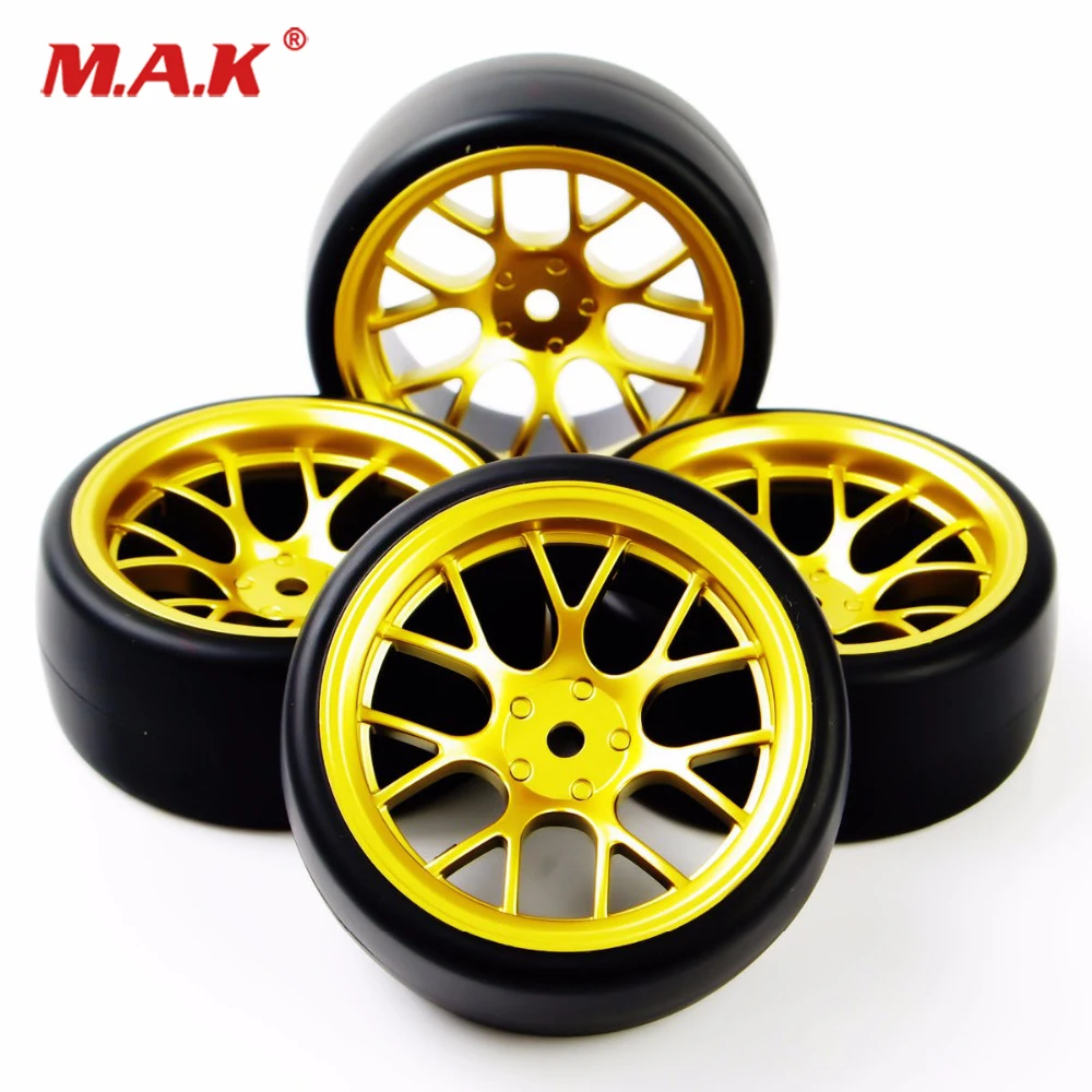 

1:10 Scale On Road Racing Drift Tires Wheel Rim for HSP HPI RC Car 6mm Offset 12mm Hex 4PCS/Set Accessory