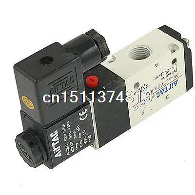 AC 220V 3V210-08 2 Positions 3 Ways Pneumatic Solenoid Valve 29mA