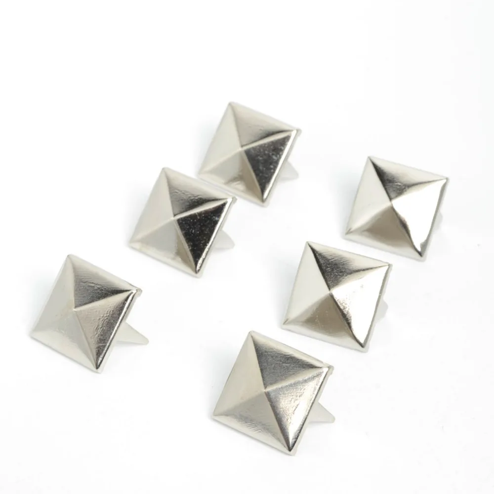 Pyramid Studs Nailheads Rivet, Leather Craft Bracelets, Punk Rock Clothes, Sewing Rivet,Garment Cap Belt Sewing, 15mm, 100Pcs