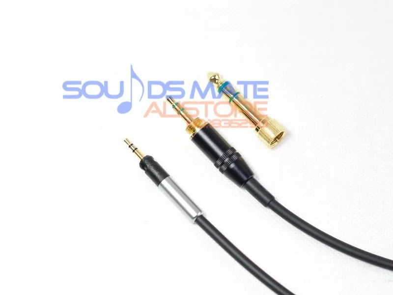 Generik Penggantian Melingkar Headphone DJ Diperpanjang Kabel Kawat untuk Sennheiser HD598 HD595 HD518 HD558 Headphone 1-3M