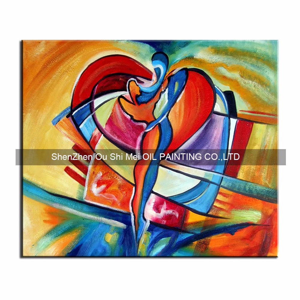 

100% Hand Painted Canvas Oil Painting Colorful Finished Product Canvas Art Picture Abstract Home Decoration Wall Painting