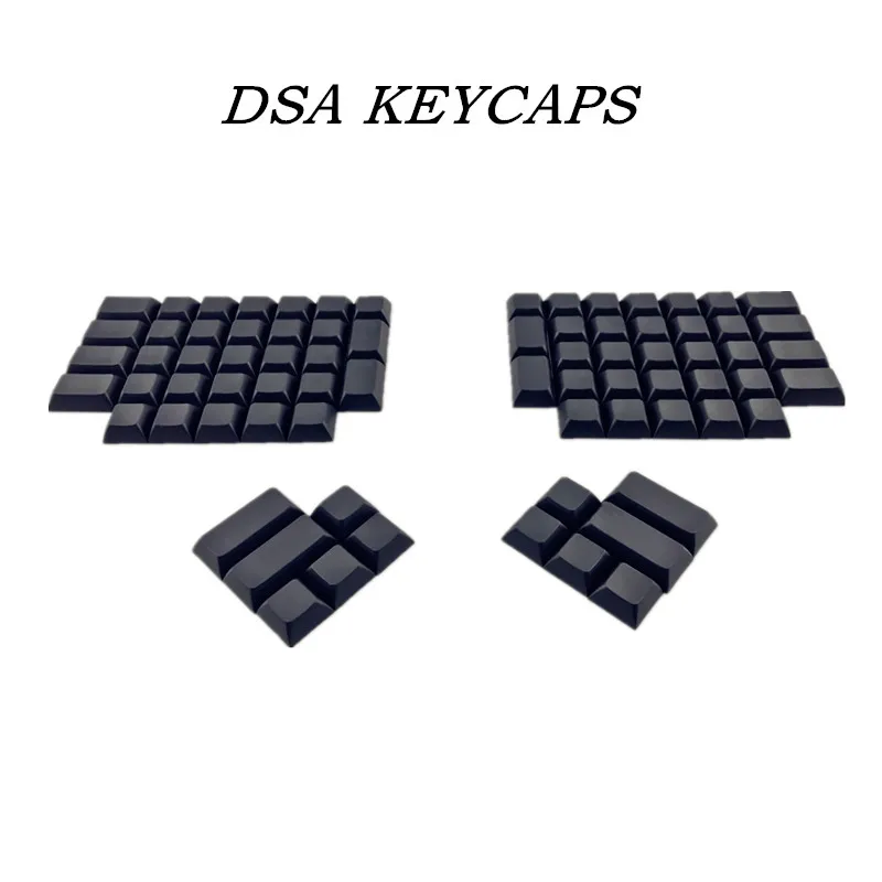 Dolch Black White Ergodox keycap dsa pbt blank keycaps for ergodox mechanical gaming keyboard dsa profile