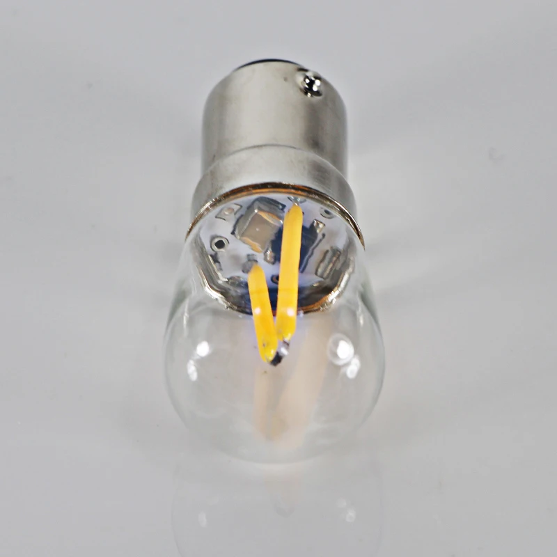 Ampoule Led Filament Light B15 12V Super T22 COB Ac Dc 12 V Volt 1.5W B15D Spotlight Sewing Machine Lamp 110v 220v Home Bulb