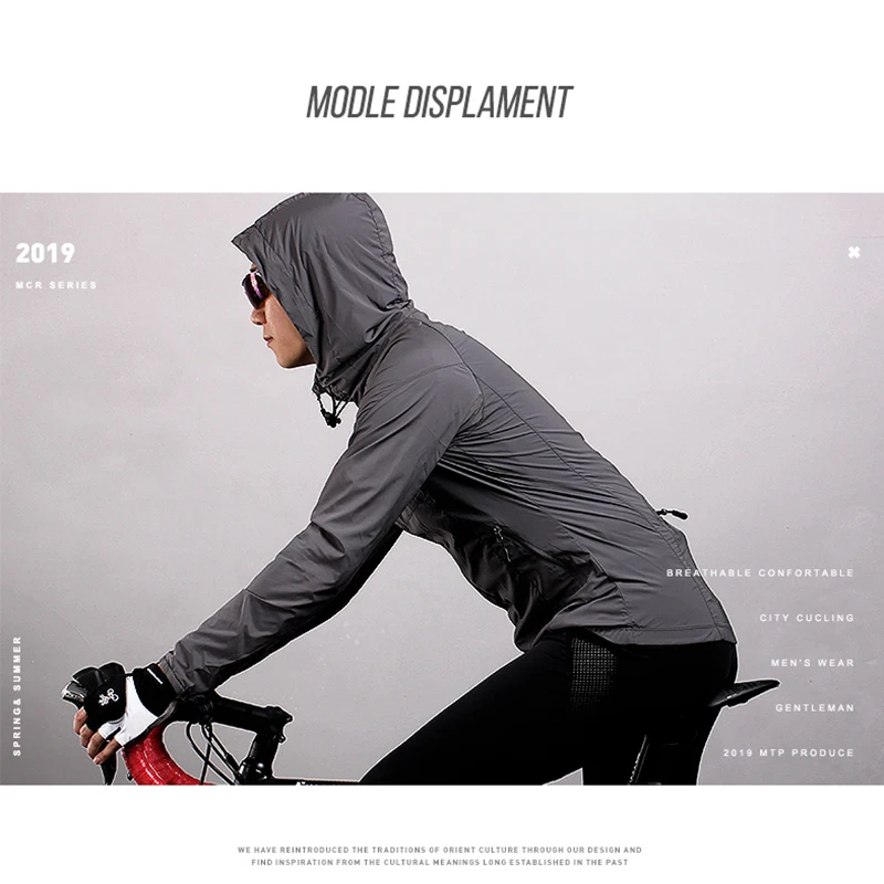 Ultralight Hooded Thin Bicycle Jacket Unisex Bike Windproof Coat Road MTB Aero Cycling Wind Coat Men Clothing Quick Dry Jackets