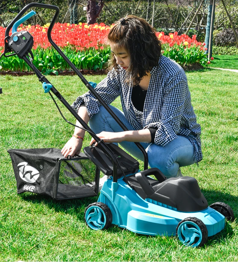 Portable AC1200W Electric Push Mower/Artificial Mower