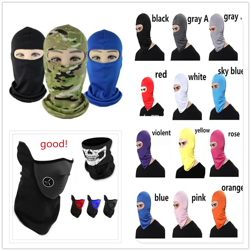 Outdoor Sports Neck Motorcycle Face Mask Winter Warm Ski Wind Cap for SUZUKI RM85 RM125 250 RMZ250 RMZ450 RMX250R S DRZ400R