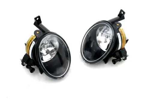 

2x Front Bumper Fog Lights Lamps Assembly Glass Lens For Golf MK6 Free Shipping