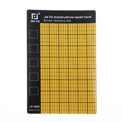 1PC JF-869 Magnetic Screw Mat Memory Chart Work Pad Mobile Phone Repair Tools 145 x 90mm Palm Size