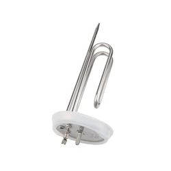 Isuotuo 110mmx80mm Cap 220V 1500W Heating Element for Guizu Water Heater Stainless Steel Electric Heating Tube with 265mm Probe
