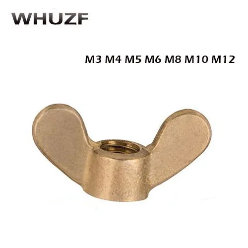 Бесплатная доставка, DIN315 M3 M4 M5 M6 M8 M10 M12, медные затягивающие гайки cuprum, бабочки, слитные крылья, гайки