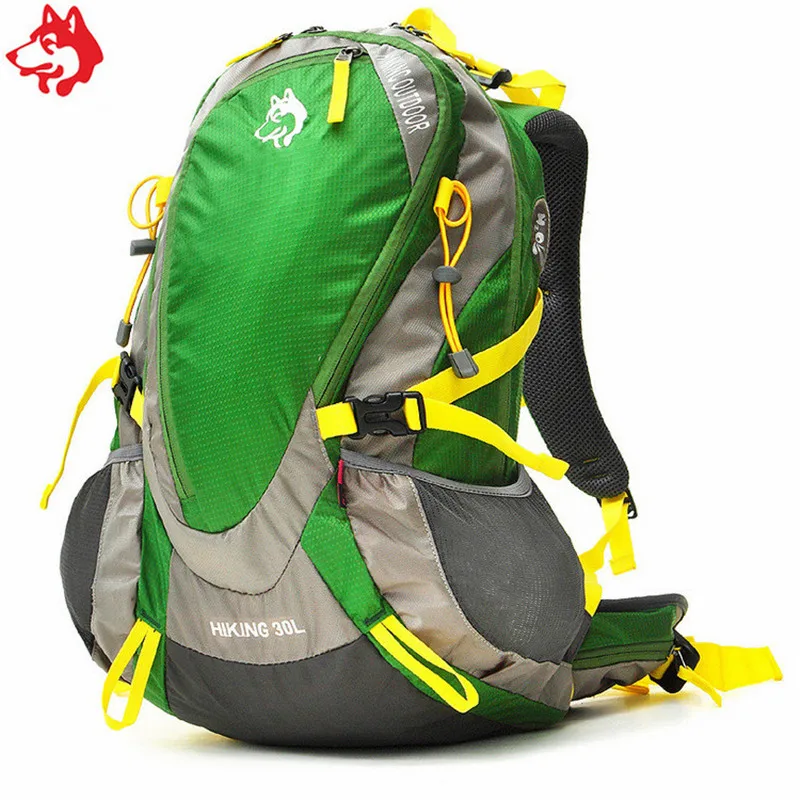 Imagem -04 - Mochila de Trilhas de Acampamento 30l Bolsa Esportiva de Aventura Masculina Feminina em Vermelho Amarelo Verde de Qualidade da China Bolsa de Montanhismo para Escalada